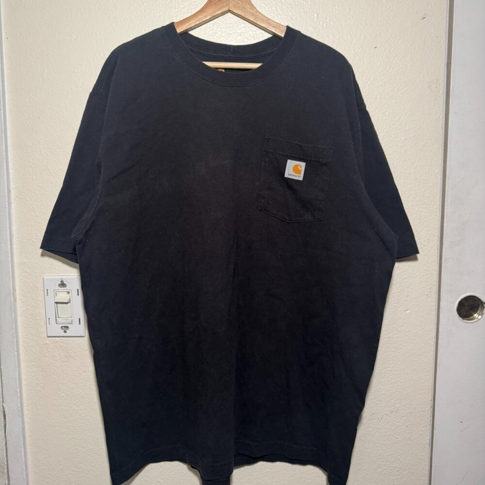 Carhartt Men’s Black Pocket T‑Shirt – XL (Original Fit)